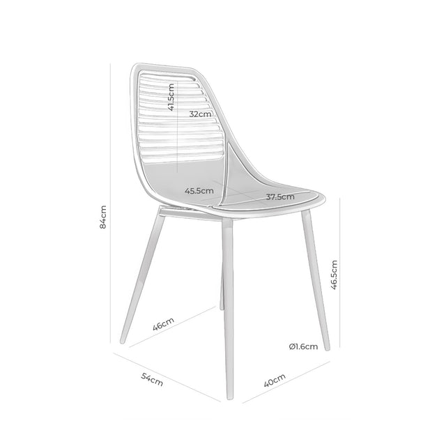Silla Leia Gris | detalle de materiales | Somcasa Vlc | 00SL114215 | imagen 7