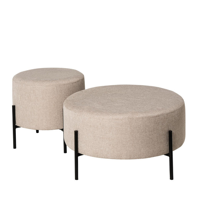 Puff Camilo Beige | detalle de diseño | Somcasa Vlc | 00PF200725 | imagen 3