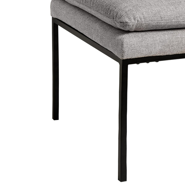 Puff Banqueta Turin Gris | vista lateral | Somcasa Vlc | 00SF303421 | imagen 4
