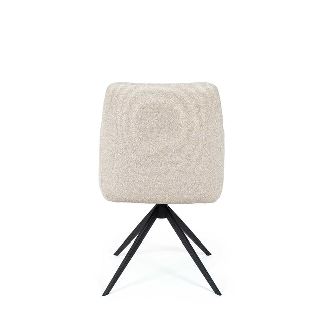 Silla Akira Negra Beige con Patas negras | detalle de acabado | Somcasa Vlc | 00SL126725 | imagen 5