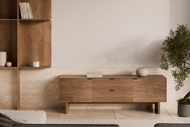 Mueble TV Ptas Tulsa Nogal | composición decorativa | Somcasa Vlc | 00MB382233 | imagen 8