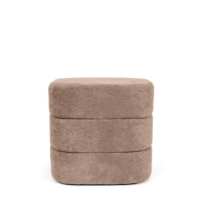 Puff Gaston Taupe | vista lateral | Somcasa Vlc | 00PF204030 | imagen 4