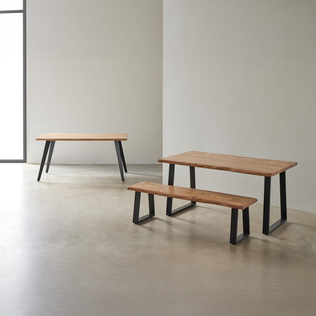 Mesa de Comedor Laban Madera y Metal | detalle de materiales | Somcasa Vlc | 00MS210407 | imagen 7