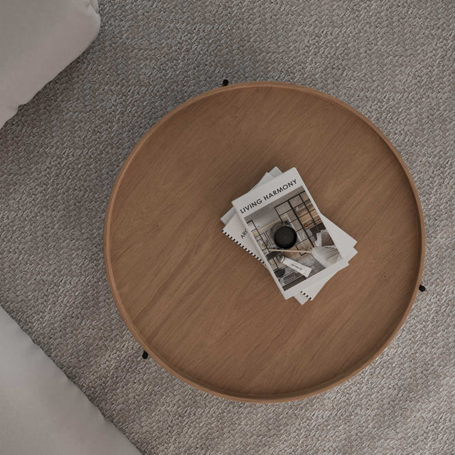 Mesa de centro Dylan Roble 80 × 80 cm de Somcasa Vlc - imagen 4