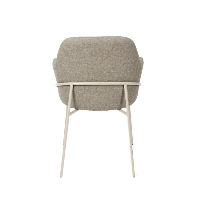 Silla Abigail Taupe Beige | vista lateral | Somcasa Vlc | 00SL126030 | imagen 4