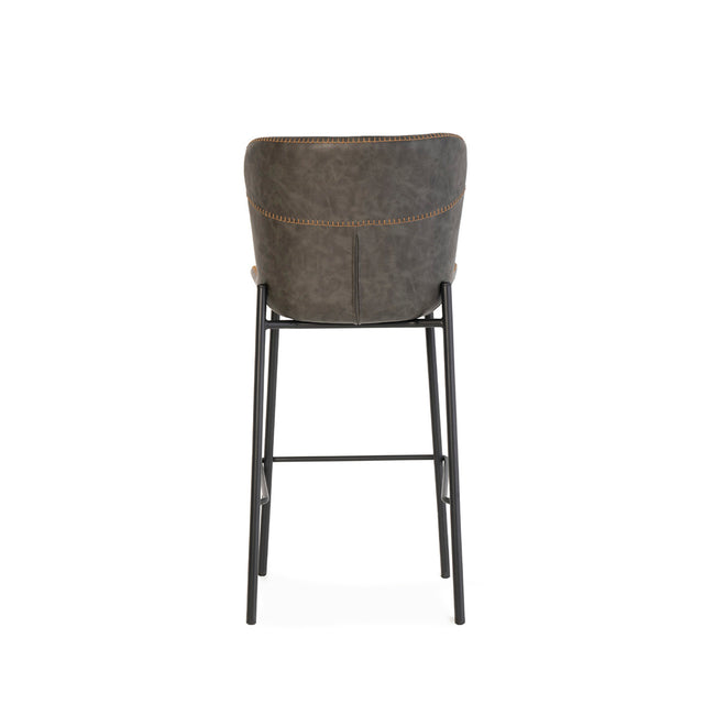 Taburete Bajo Jonas Gris | vista lateral | Somcasa Vlc | 00SL128422 | imagen 4
