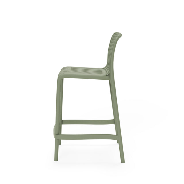 Taburete Bajo Walter Verde | vista lateral | Somcasa Vlc | 00SL124928 | imagen 4