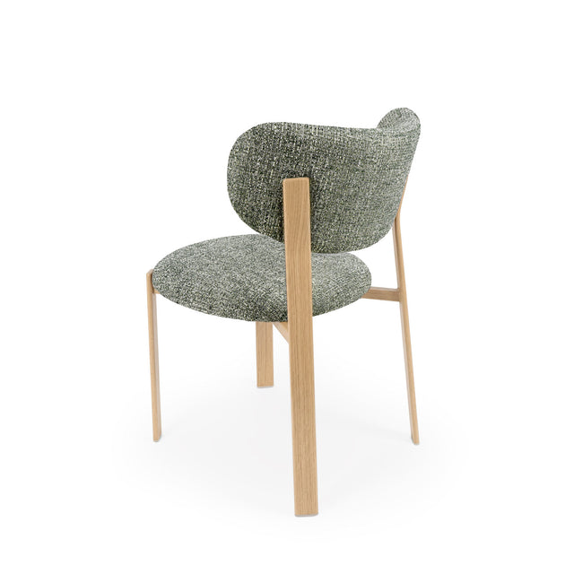 Silla Rumi Verde con Patas de madera | detalle de diseño | Somcasa Vlc | 00SL125628 | imagen 3