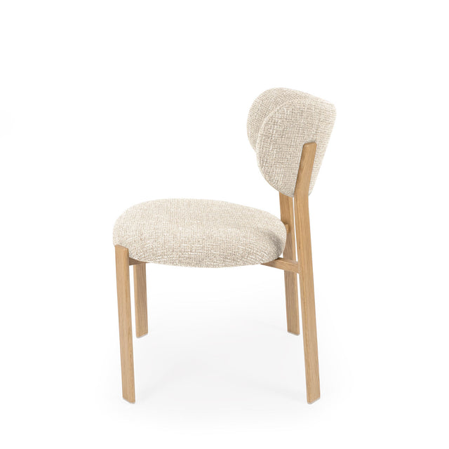 Silla Rumi Beige con Patas de madera | vista secundaria | Somcasa Vlc | 00SL125625 | imagen 2