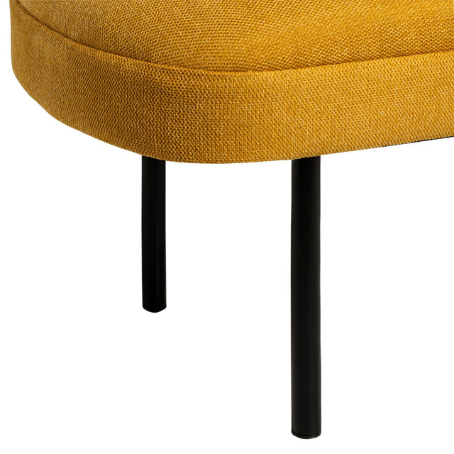 Puff Banqueta Marsella Amarillo | vista lateral | Somcasa Vlc | 00SF303527 | imagen 4