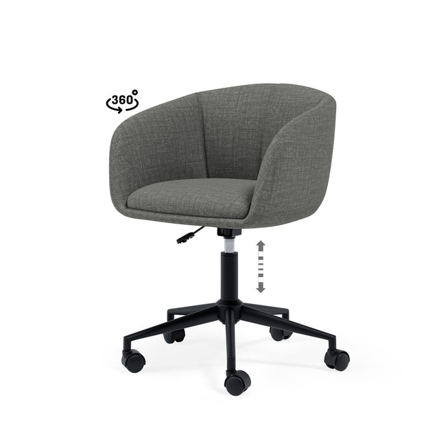 Silla Oficina Arizona Gris | detalle de materiales | Somcasa Vlc | 00OF101022 | imagen 7