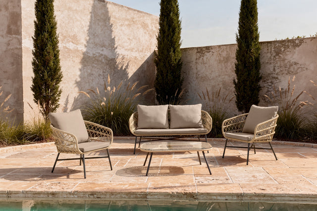 Set Perugia Sofá, Sillones y Mesa de centro Negro de Somcasa Vlc - imagen 10
