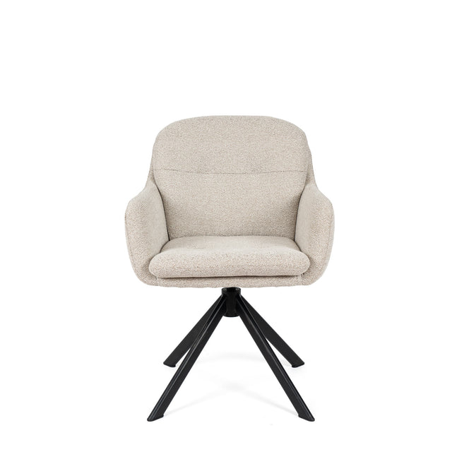 Silla Silvi Negra Beige con Patas negras | detalle de acabado | Somcasa Vlc | 00SL125225 | imagen 5