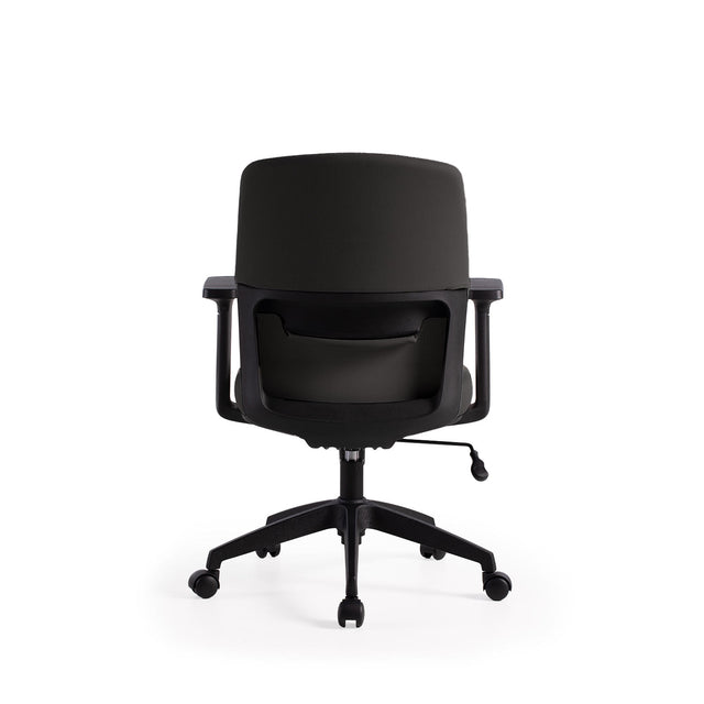 Silla Oficina Maryland Negro | vista lateral | Somcasa Vlc | 00OF101701 | imagen 4
