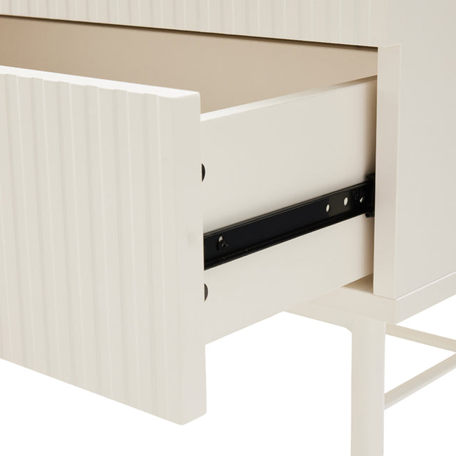 Mesita Oslo Perla 59 cm con 2 Cajones de Somcasa Vlc - imagen 5