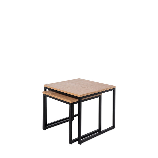 Mesa de centro Piero Roble/Negro 40 × 40 cm de Somcasa Vlc - imagen 4