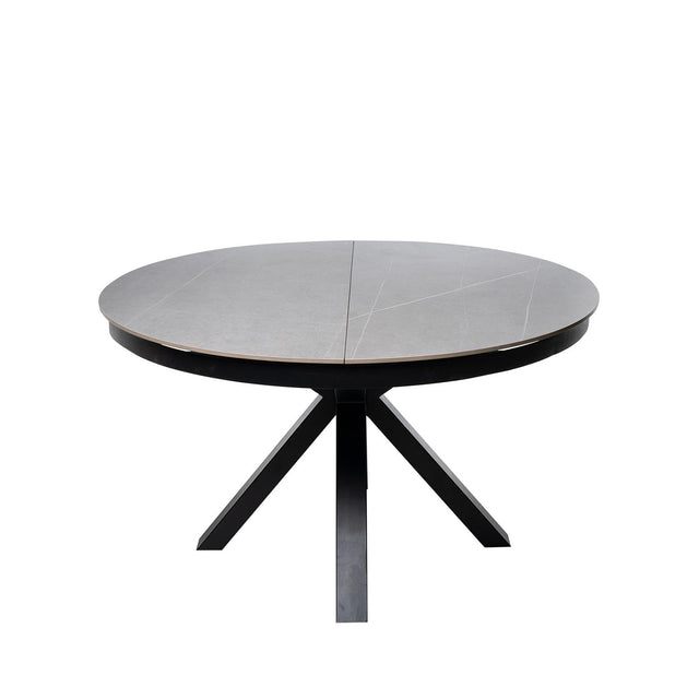 Mesa Zuri 130 cm Redonda Gris/Negro de Somcasa Vlc