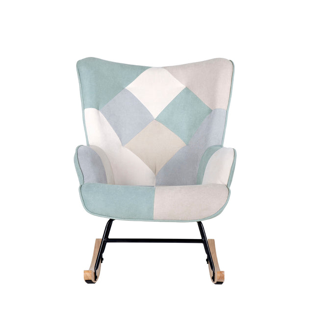 Mecedora Denver Patchwork Menta de Somcasa Vlc - imagen 3