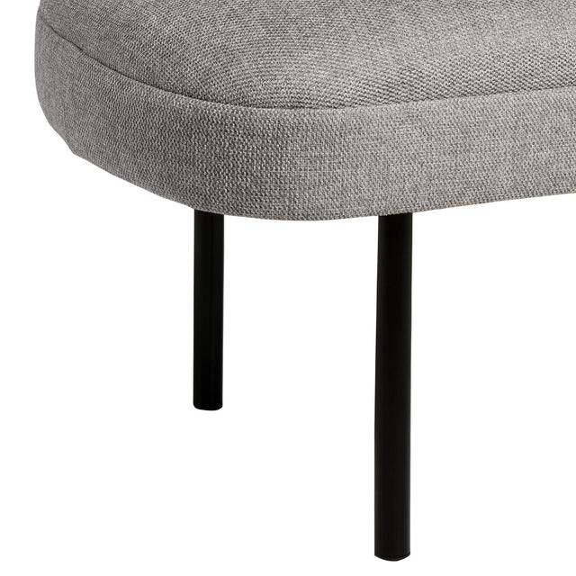 Puff Banqueta Marsella Gris | vista lateral | Somcasa Vlc | 00SF303521 | imagen 4