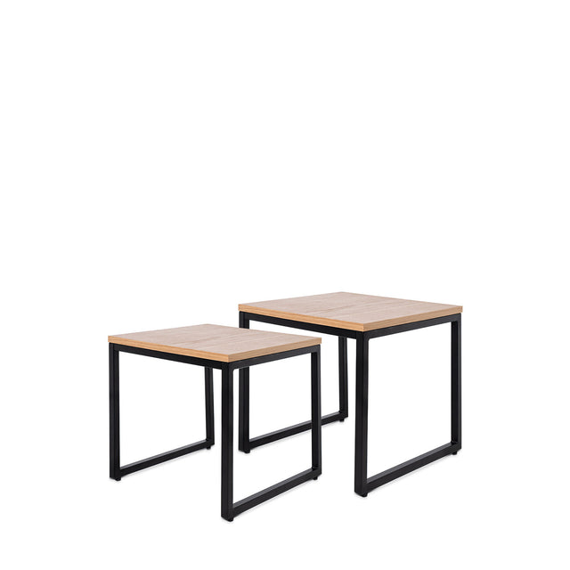 Mesa de centro Piero Roble/Negro 40 × 40 cm de Somcasa Vlc - imagen 3