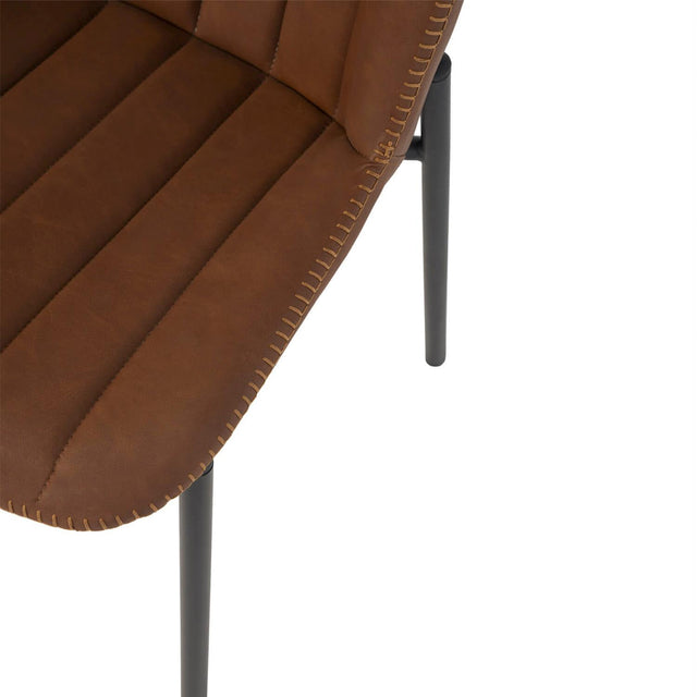Silla Mayka Marrón | detalle de acabado | Somcasa Vlc | 00SL110216 | imagen 5