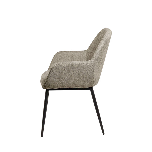 Silla Isabella Taupe con Patas negras | vista secundaria | Somcasa Vlc | 00SL113130 | imagen 2