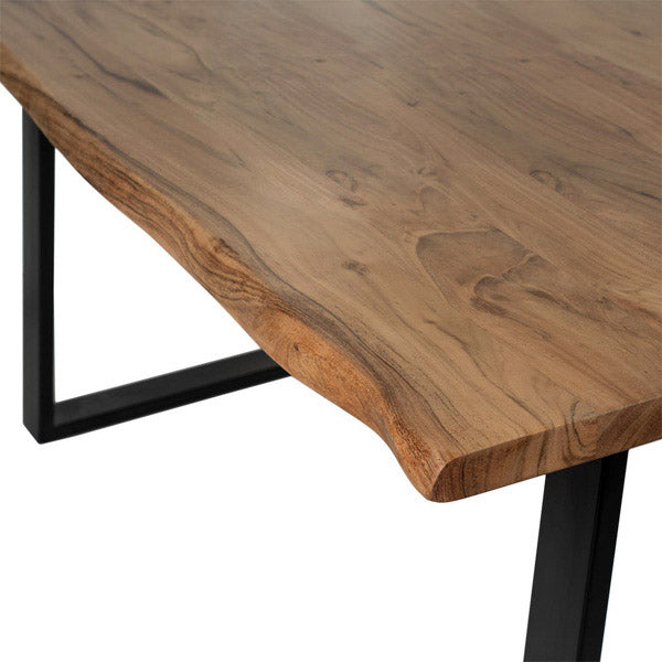 Mesa de Comedor Laban Madera y Metal | vista lateral | Somcasa Vlc | 00MS210407 | imagen 4
