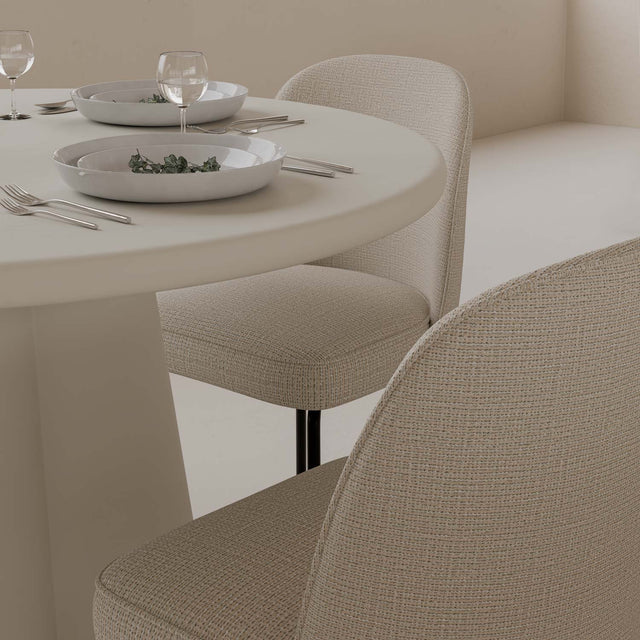 Silla Maxime Beige | vista lateral | Somcasa Vlc | 00SL120925 | imagen 4