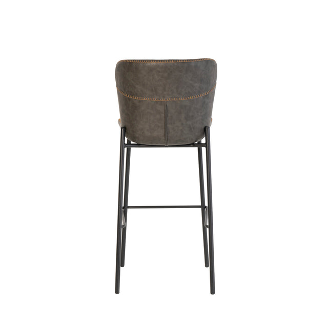 Taburete Bajo Riley Gris | vista lateral | Somcasa Vlc | 00SL110522 | imagen 4