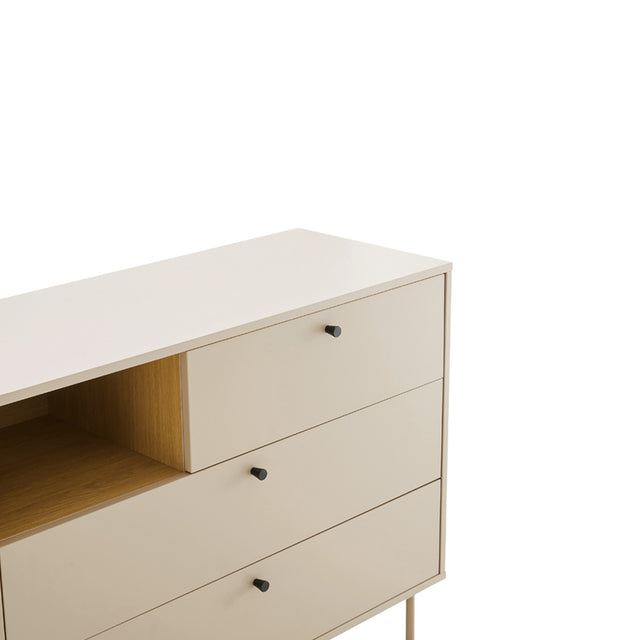 Cómoda Trento de 3 Cajones | detalle de acabado | Somcasa Vlc | 00MB506133 | imagen 5