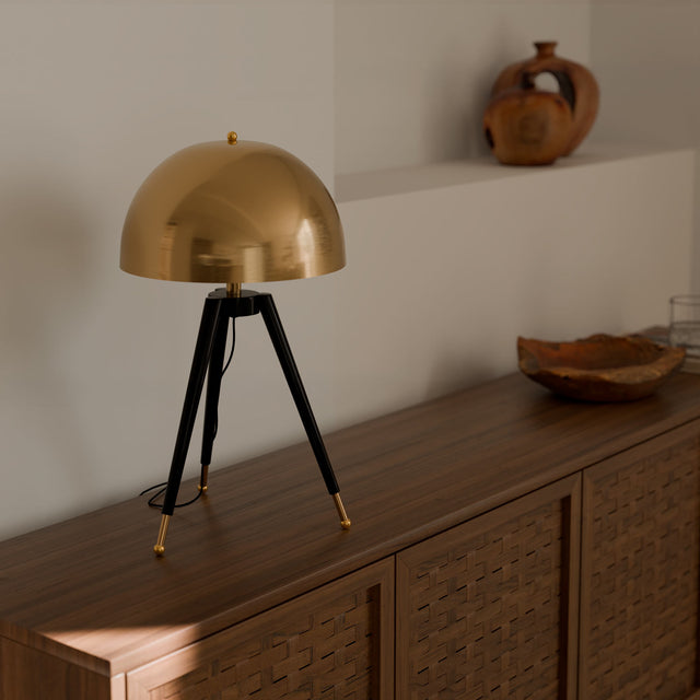 Lámpara de sobremesa Vicar Gold de Somcasa Vlc