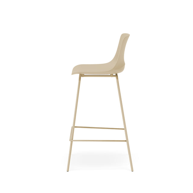Taburete Bajo Elton Beige | vista lateral | Somcasa Vlc | 00SL126825 | imagen 4