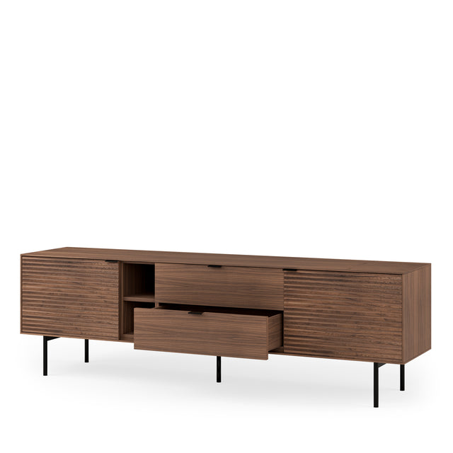 Mueble TV Ptas Tulsa Nogal | detalle de materiales | Somcasa Vlc | 00MB362433 | imagen 7