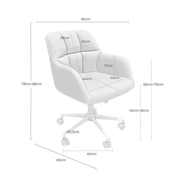 Silla Oficina Stanford Gris claro | imagen de ambiente | Somcasa Vlc | 00OF100521 | imagen 6