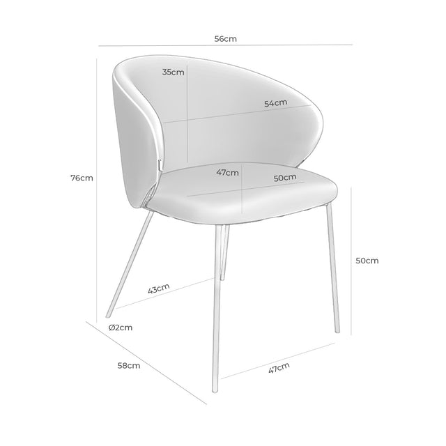 Silla Merida Gris | detalle de materiales | Somcasa Vlc | 00SL118821 | imagen 7