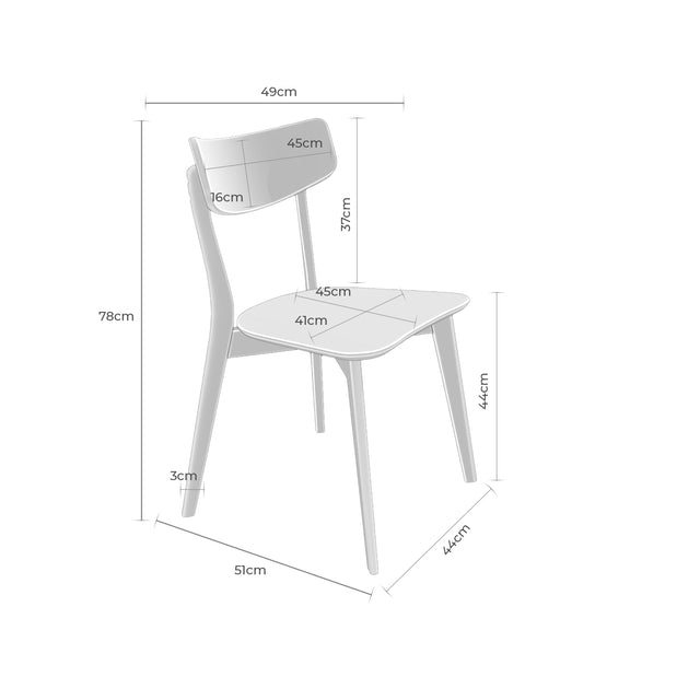 Silla Alaia Nogal | composición decorativa | Somcasa Vlc | 00SL116633 | imagen 8