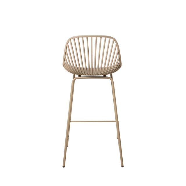 Taburete Bajo Peyton Beige | vista lateral | Somcasa Vlc | 00SL112025 | imagen 4