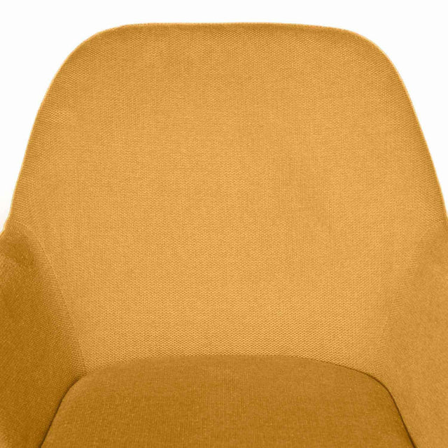 Silla Isabella Negra Amarillo con Patas negras | detalle de acabado | Somcasa Vlc | 00SL113127 | imagen 5