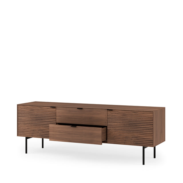 Mueble TV Ptas Tulsa Nogal | detalle de acabado | Somcasa Vlc | 00MB362233 | imagen 5