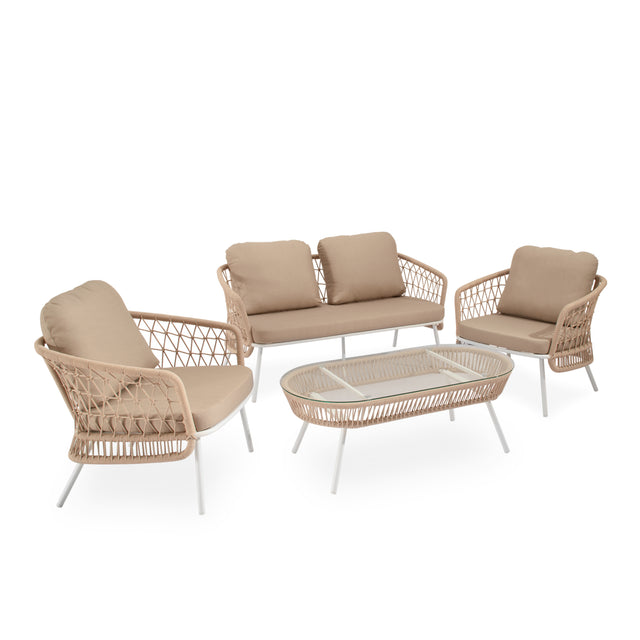 Set Odesa Sofá, Sillones y Mesa de centro Blanco de Somcasa Vlc - imagen 8