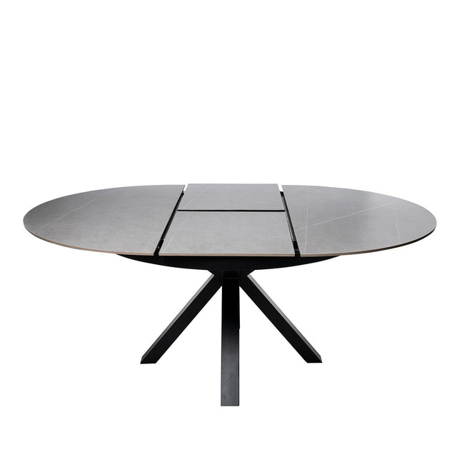 Mesa Zuri 130 cm Redonda Gris/Negro de Somcasa Vlc - imagen 2