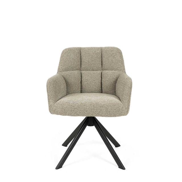 Silla Taimi Taupe con Patas negras | detalle de diseño | Somcasa Vlc | 00SL126230 | imagen 3