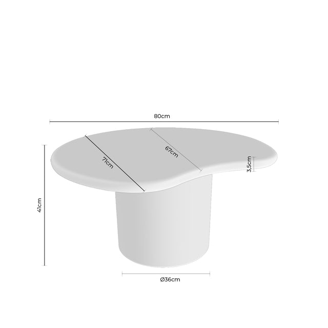 Mesa de centro Mukul 80 cm de Somcasa Vlc - imagen 5