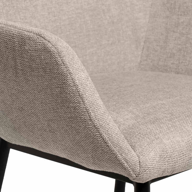 Silla Isabella Negra Beige con Patas negras | imagen de ambiente | Somcasa Vlc | 00SL113125 | imagen 6