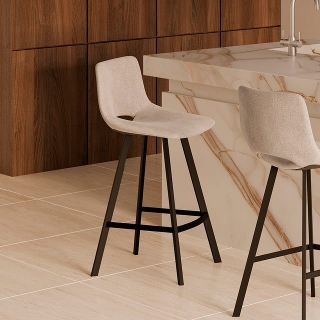 Taburete Bajo Clark Beige | vista principal | Somcasa Vlc | 00SL116025