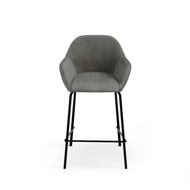 Taburete Bajo Jacob Negra Gris | detalle de diseño | Somcasa Vlc | 00SL127022 | imagen 3