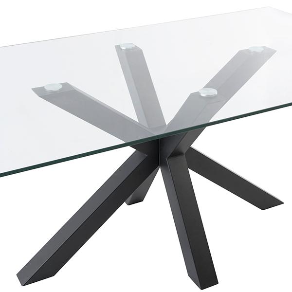 Mesa de Comedor Demi Metal y Vidrio | vista secundaria | Somcasa Vlc | 00MS209107 | imagen 2