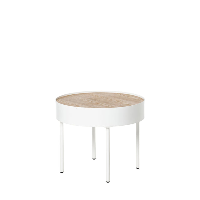 Mesa de centro Andrew Roble/Blanco 50 × 50 cm de Somcasa Vlc - imagen 5