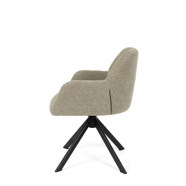 Silla Taimi Taupe con Patas negras | vista secundaria | Somcasa Vlc | 00SL126230 | imagen 2