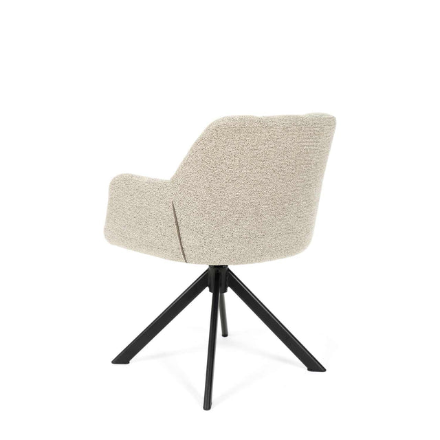 Silla Taimi Negra Beige con Patas negras | detalle de diseño | Somcasa Vlc | 00SL126225 | imagen 3